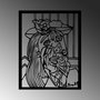 Wallity Picasso 2 Escultura de Pared Negra